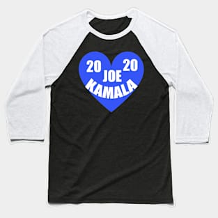 BIDEN HARRIS 2020 -SMILEY HEART DESIGN Baseball T-Shirt